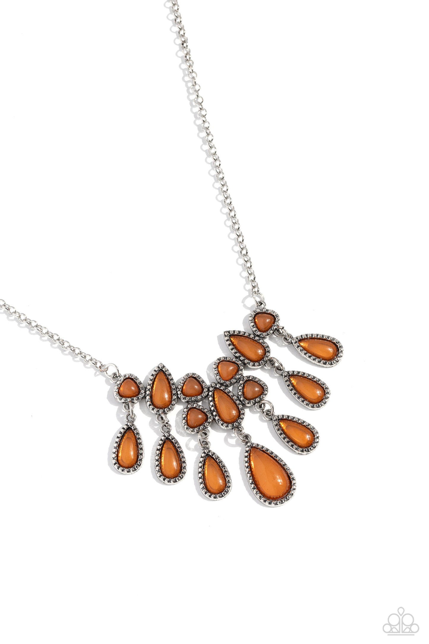 Paparazzi Accessories - Exceptionally Ethereal - Orange Necklace