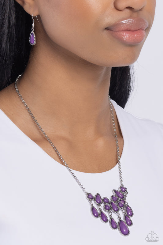 Paparazzi Accessories - Exceptionally Ethereal - Purple Necklace