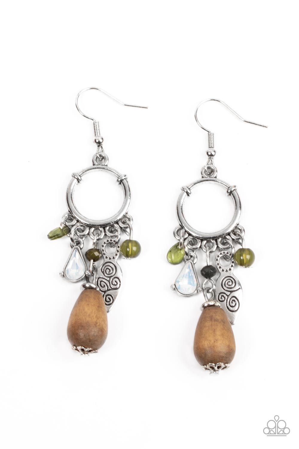 Paparazzi Accessories - Bountiful Blessings - Green Earring