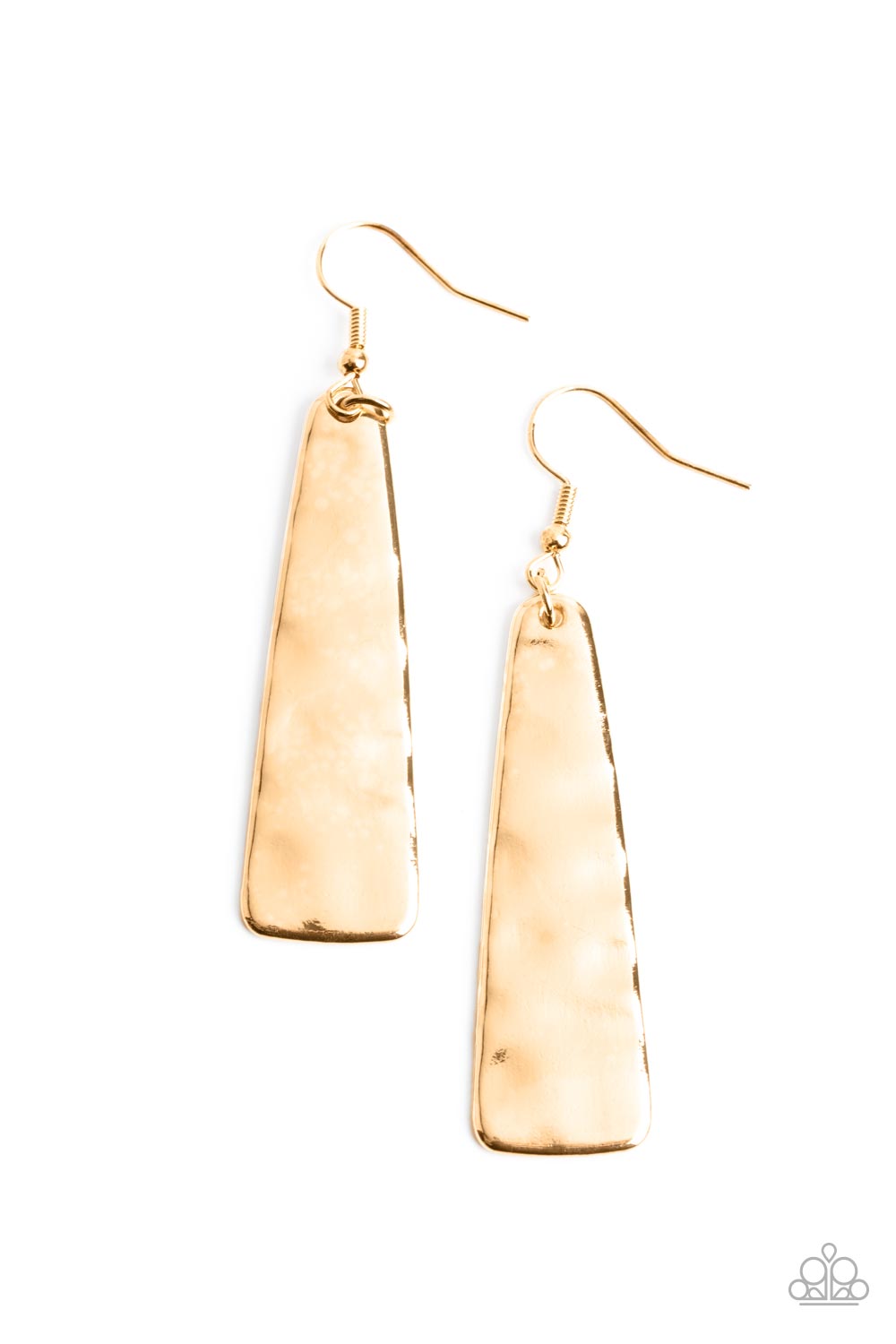 Paparazzi Accessories - Detailed Definition - Gold Earring