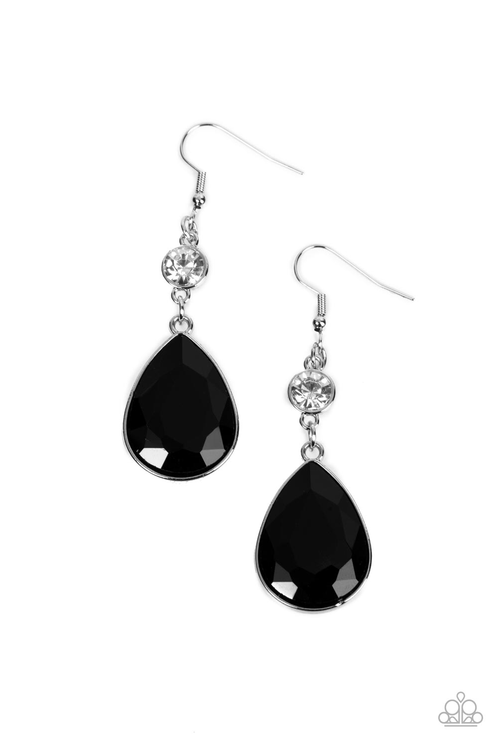 Paparazzi Accessories - Smile for the Camera - Black Earring