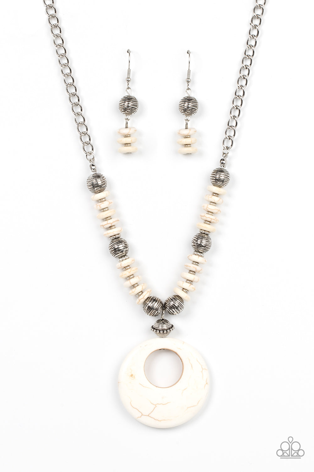 Paparazzi Accessories - Oasis Goddess - White Necklace