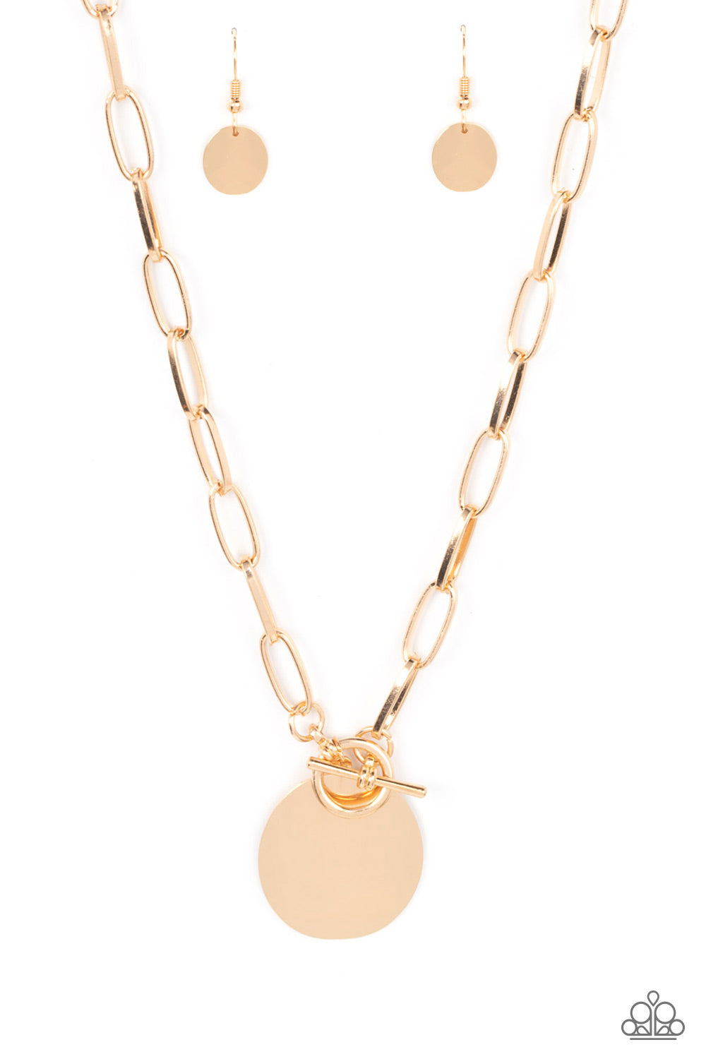 Paparazzi Accessories - Tag Out - Gold Necklace