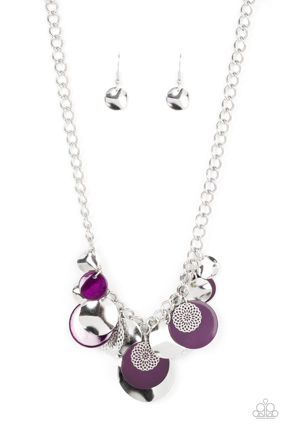 Paparazzi Accessories - Oceanic Opera - Purple Necklace