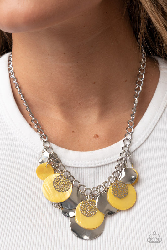 Paparazzi Accessories - Oceanic Opera - Yellow Necklace