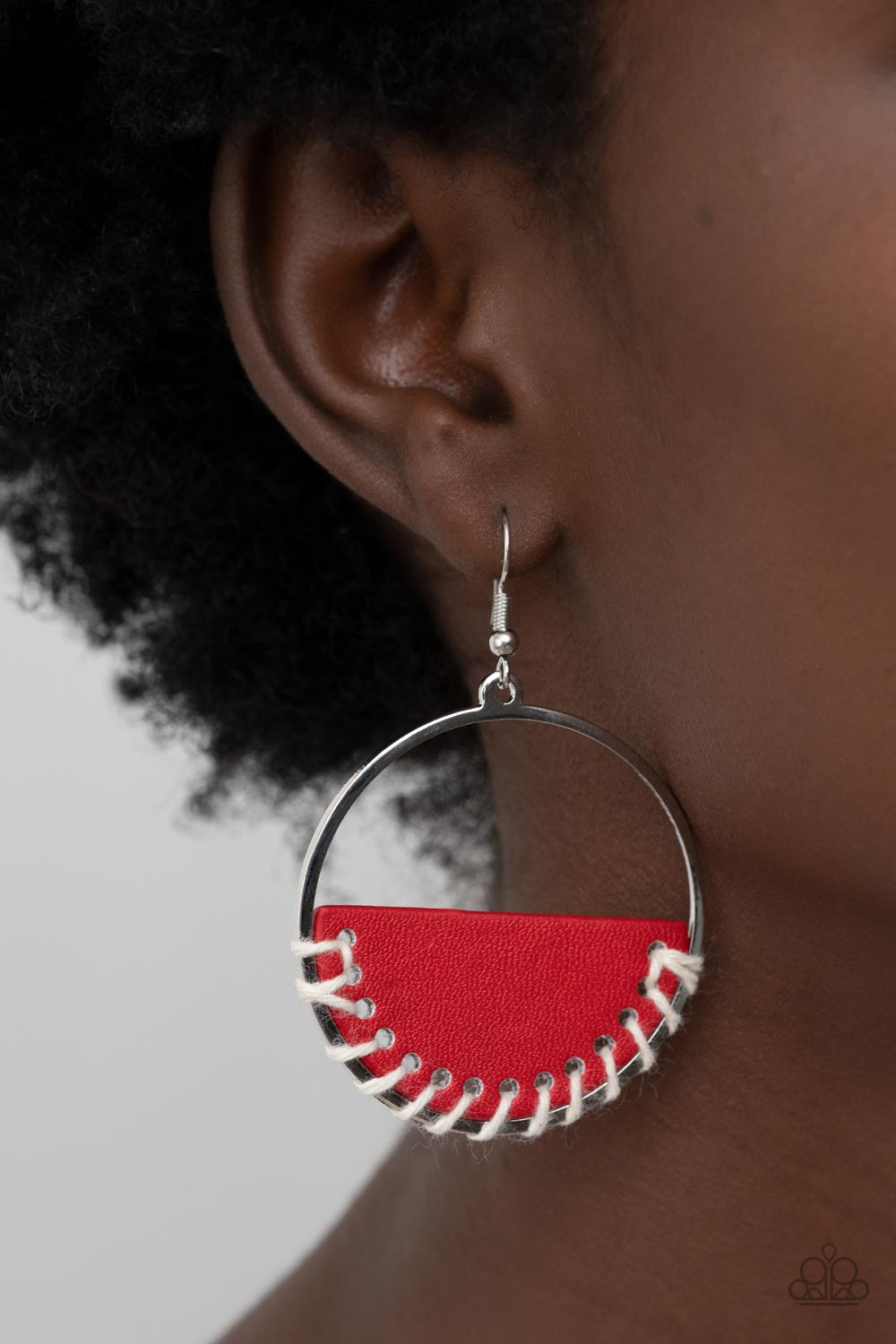 Paparazzi  Accessories- Lavishly Laid Back - Red Earring