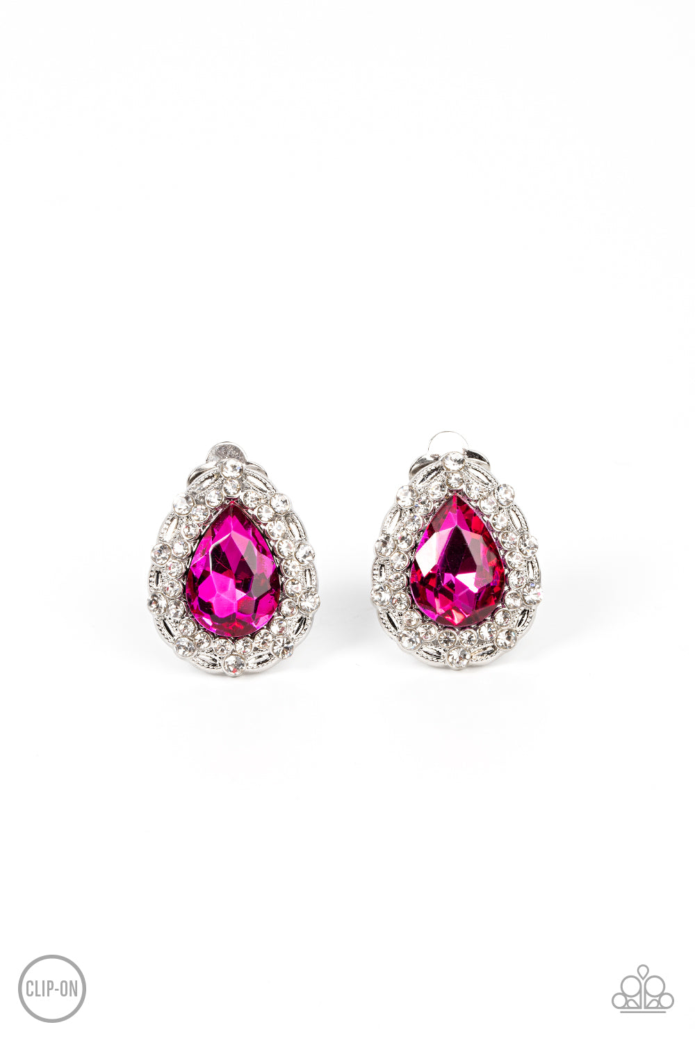 Paparazzi Accessories - Haute Happy Hour - Pink Earring