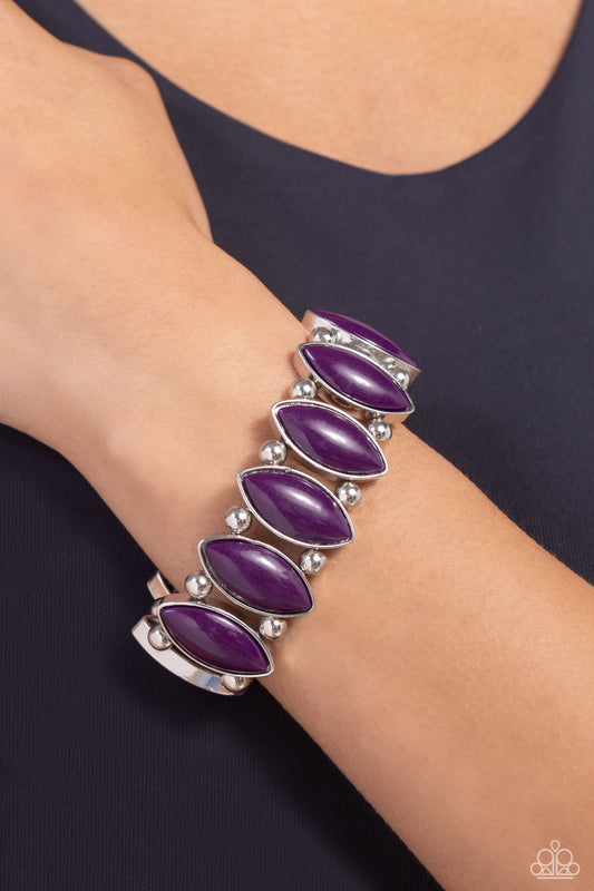 Paparazzi Accessories - Cry Me a RIVERA - Purple Bracelet