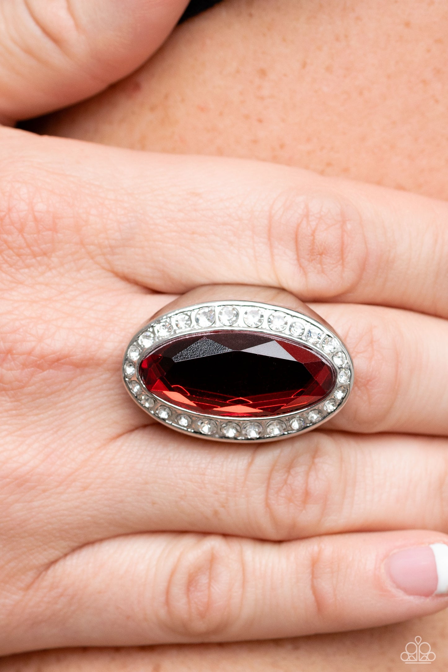 Paparazzi Accessories - Believe in Bling - Red Ring