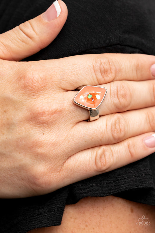 Paparazzi Accessories - Stellar Shores - Orange Ring