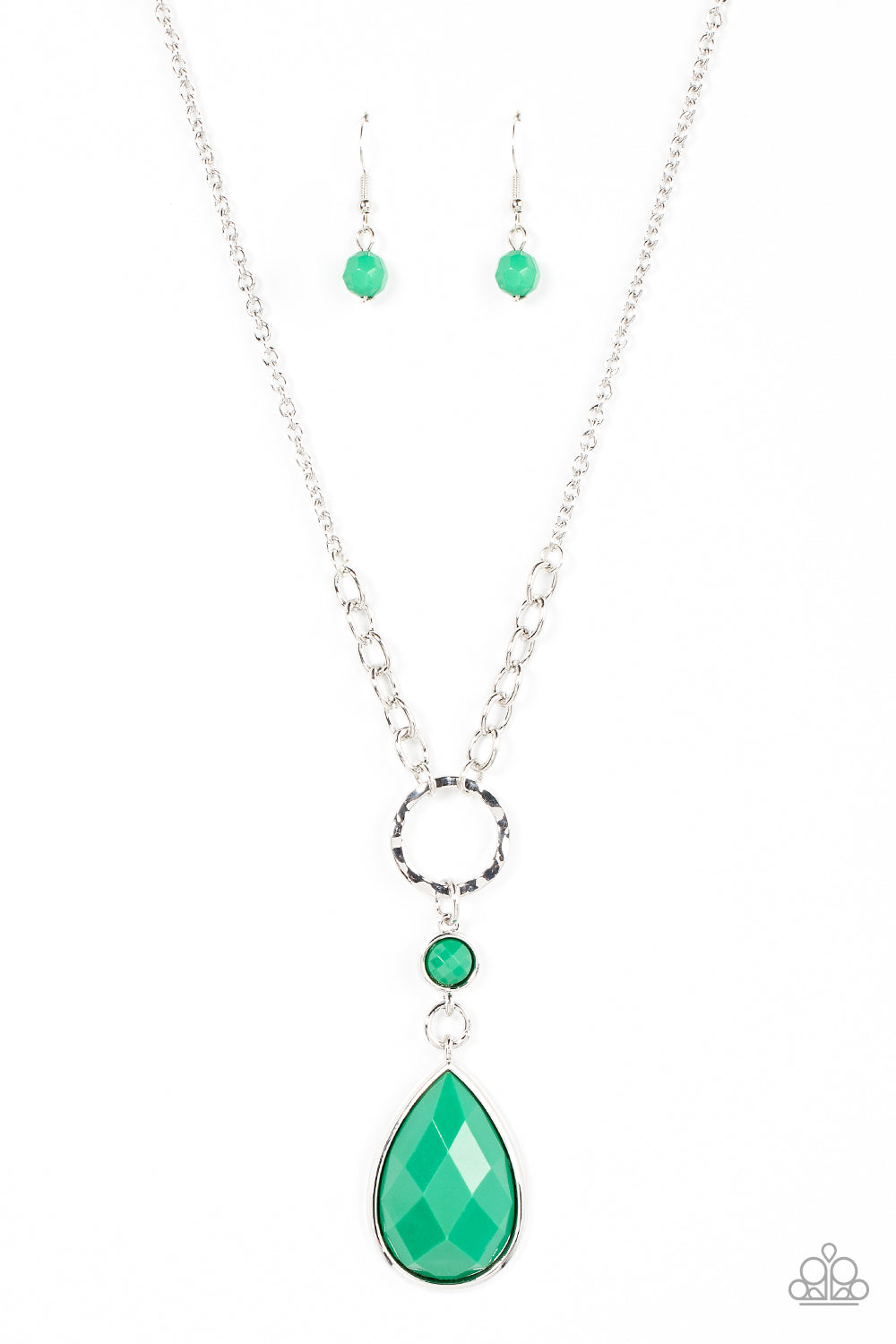 Paparazzi Accessories - Valley Girl Glamour - Green Necklace