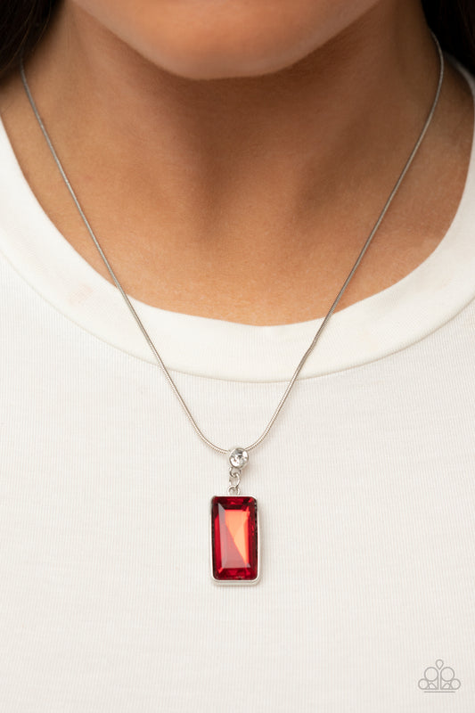 Paparazzi Accessories - Cosmic Curator - Red Necklace