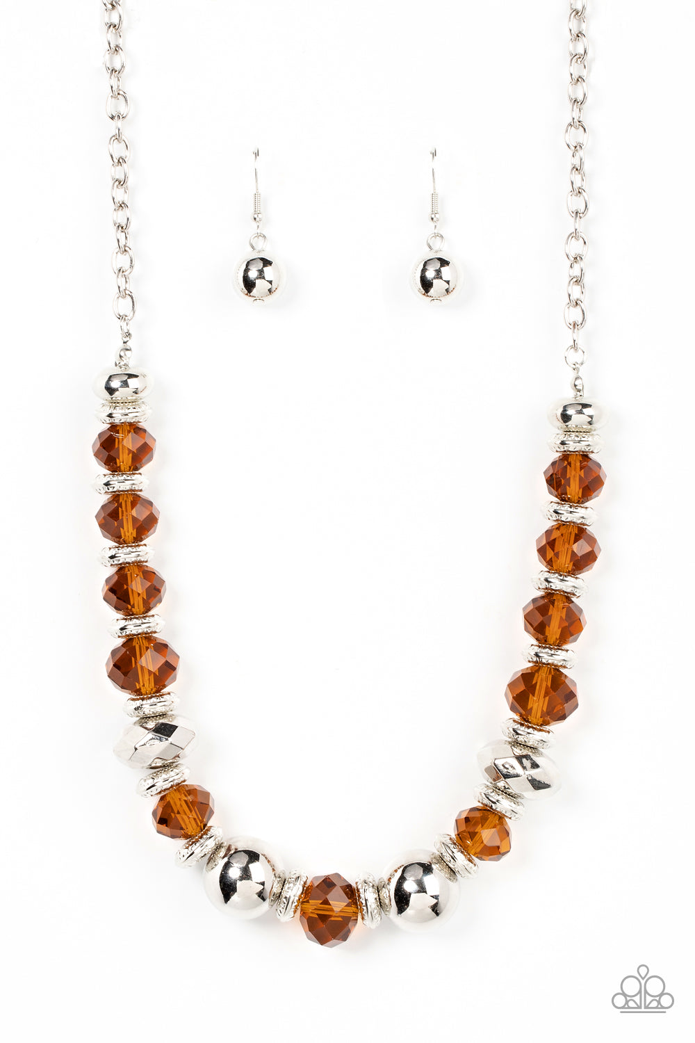 Paparazzi Accessories - Interstellar Influencer - Brown Necklace