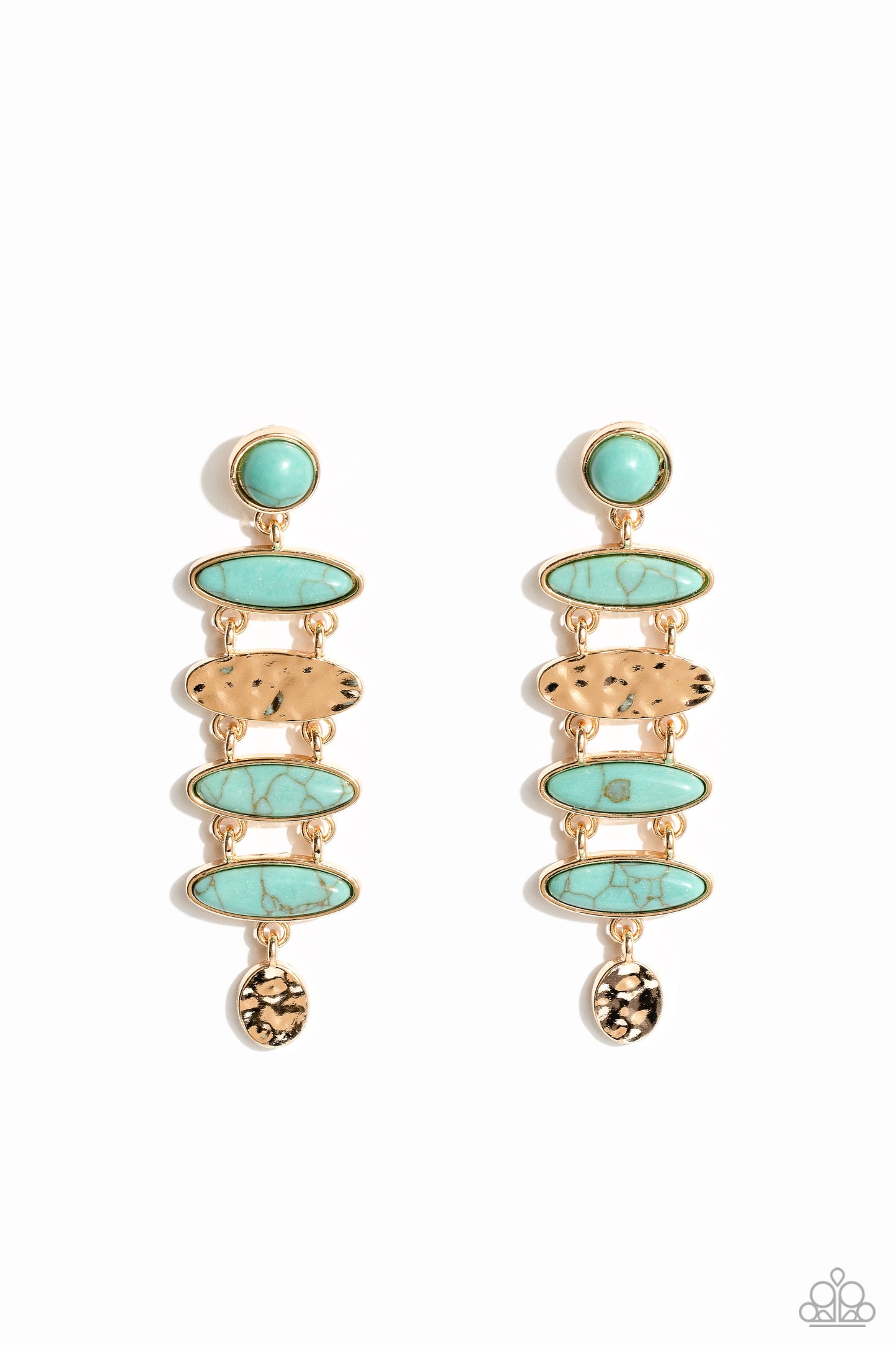 Paparazzi Accessories - Rustic Reverie - Blue Earring