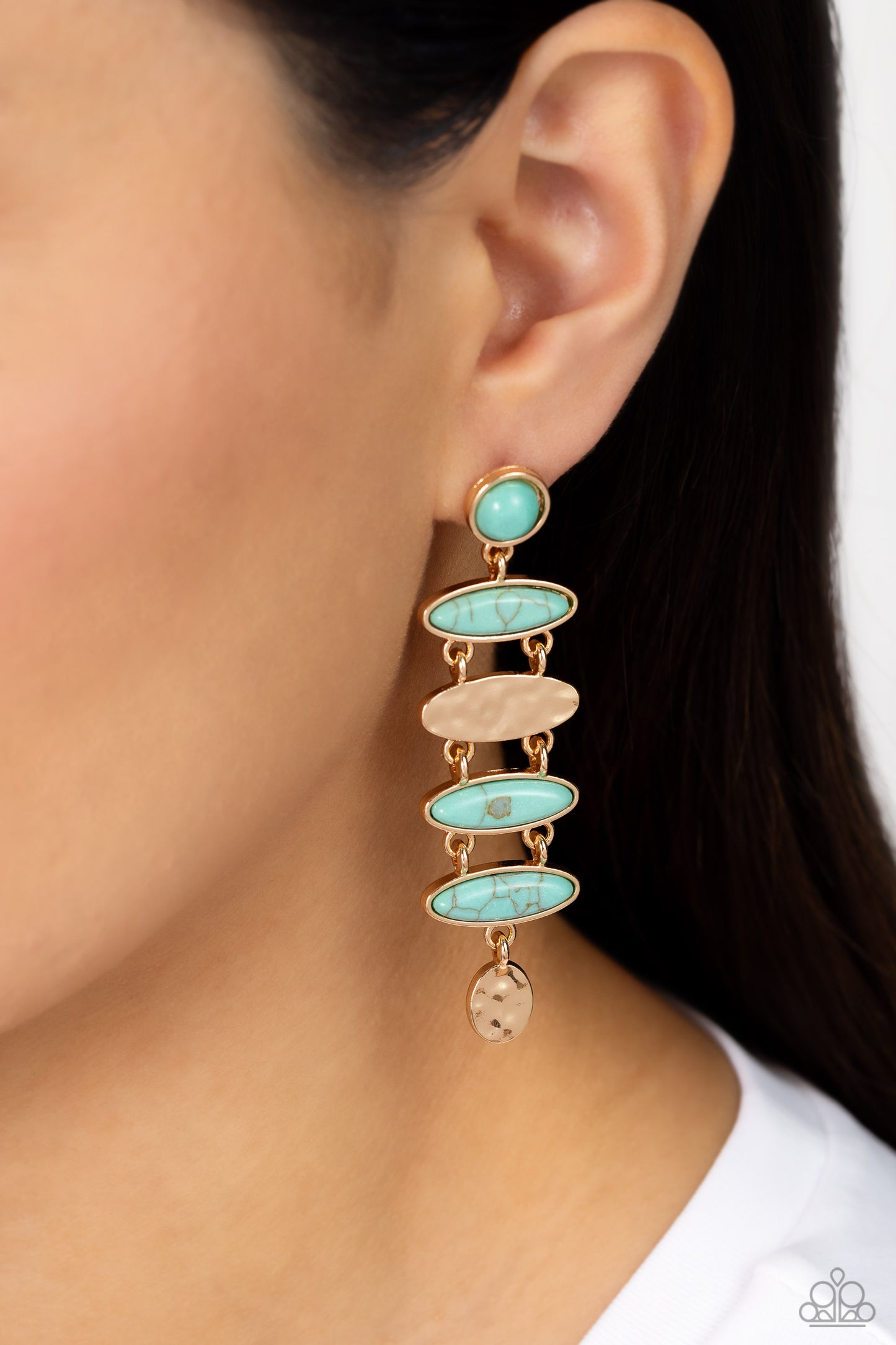 Paparazzi Accessories - Rustic Reverie - Blue Earring