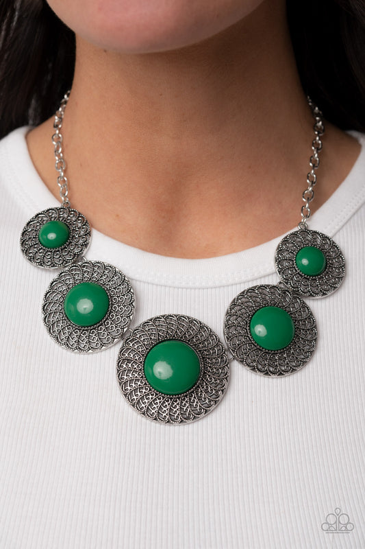 Paparazzi Accessories - Detail Orientated - Green Necklace