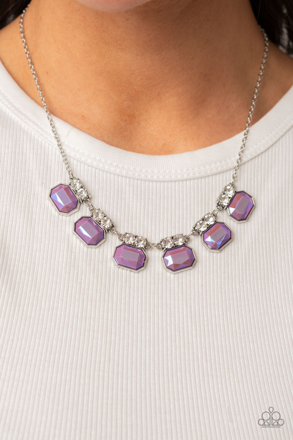 Paparazzi Accessories - Interstellar Inspiration - Purple Necklace