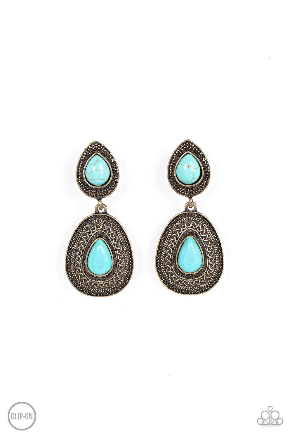 Paparazzi Accessories - Country Soul - Brass Earring