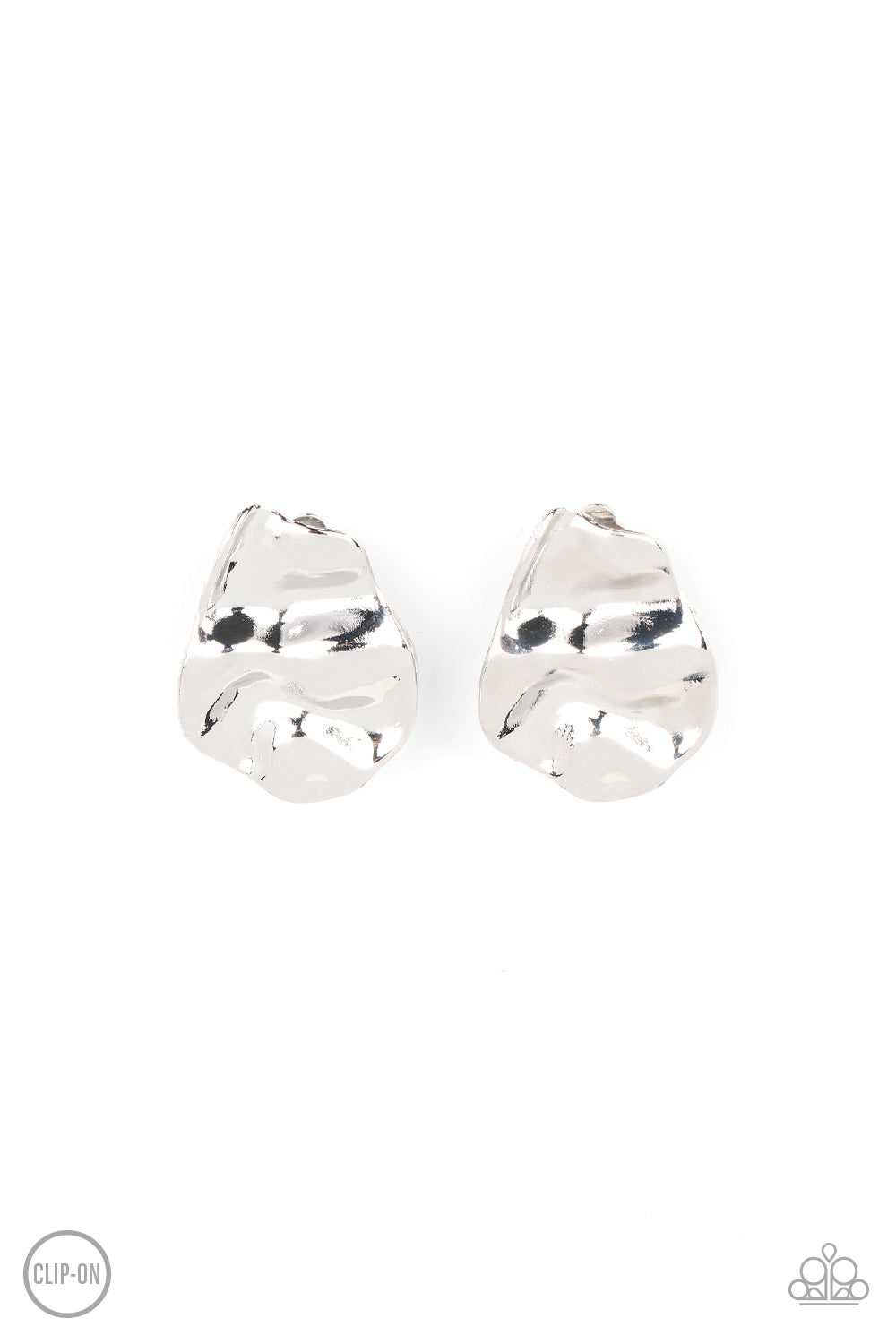 Paparazzi Accessories - Raise the RUCHE - Silver Earring