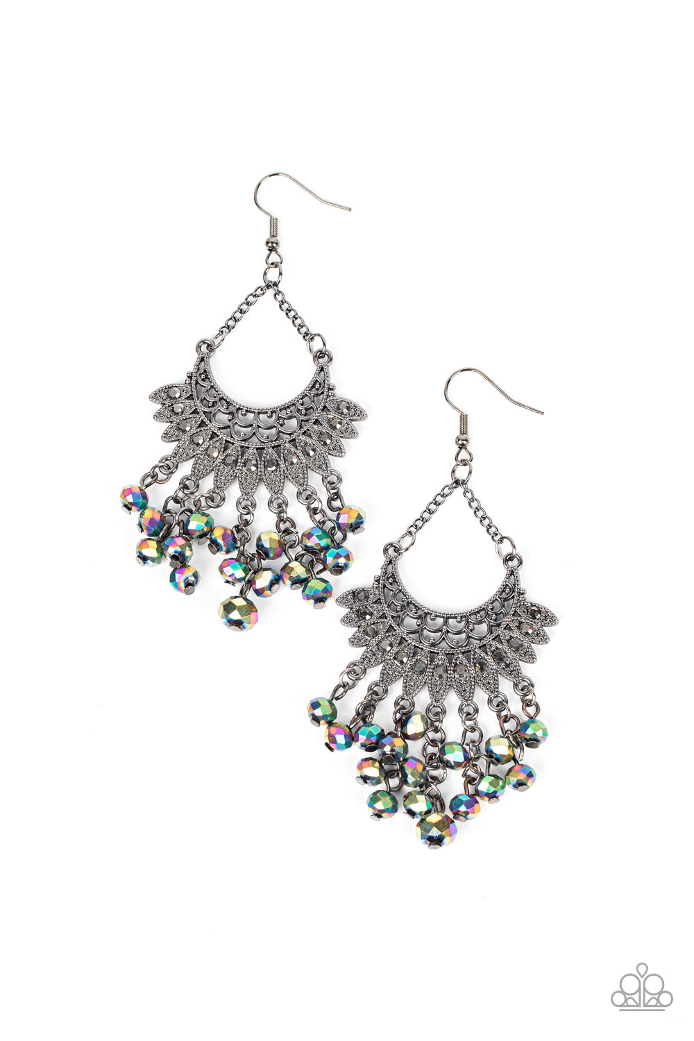 Paparazzo Accessories - Chromatic Cascade - Multi Earring