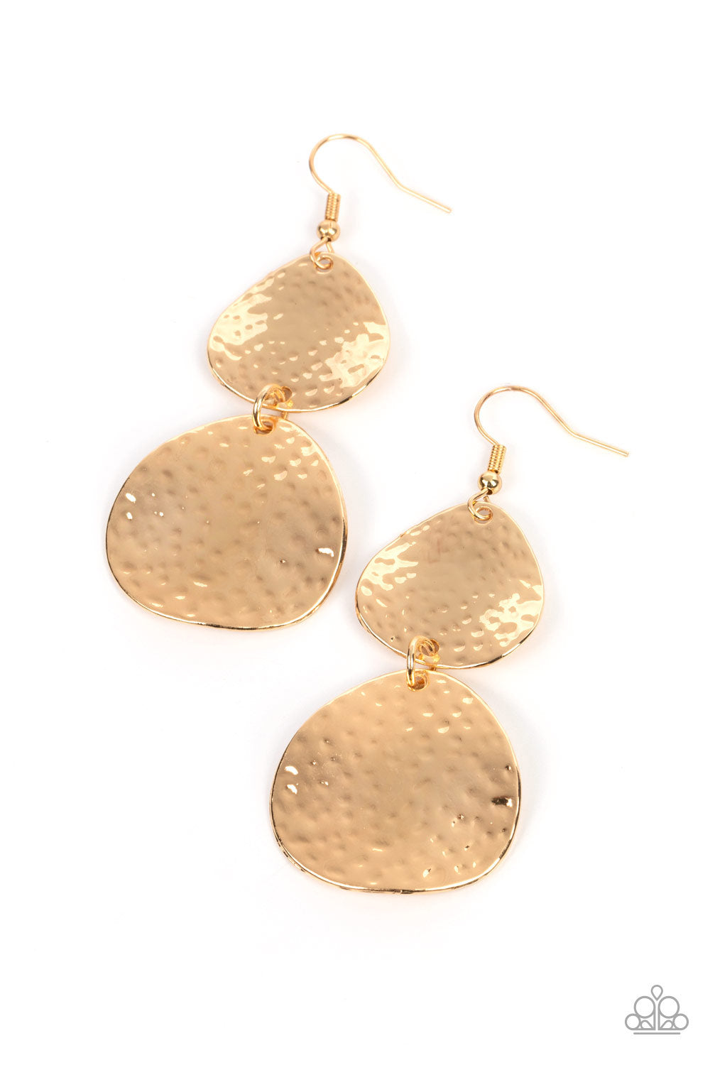 Paparazzi Accessories - Bait and Switch - Gold Earring