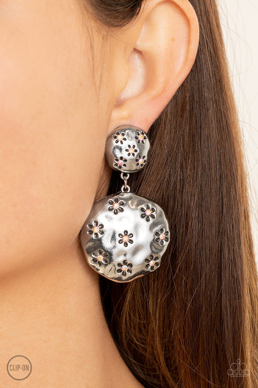 Paparazzi Accessories - Industrial Fairytale - Pink Earring