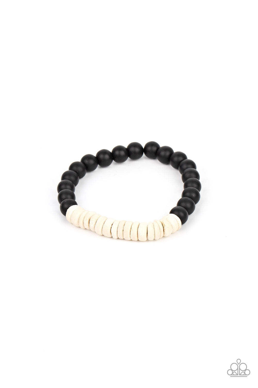 Paparazzi Accessories - Recreational Remedy - White Bracelet