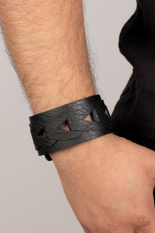 Paparazzi Accessories - Horse and Carriage - Black Bracelet