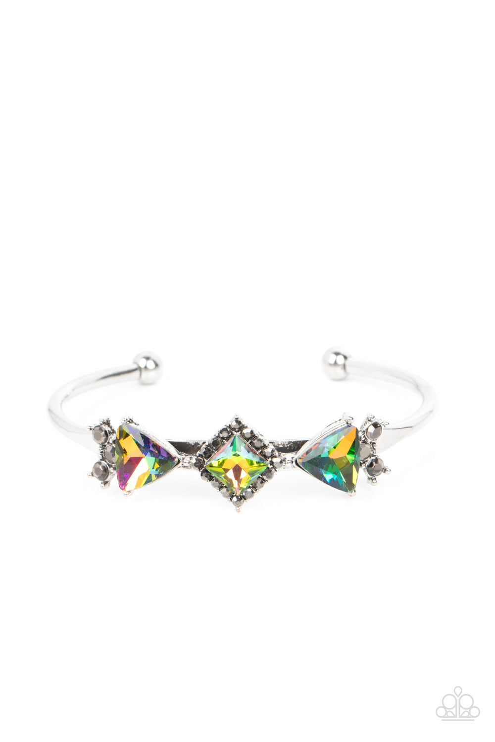 Paparazzi Accessories - Strategic Sparkle - Multi Oil Spill Bracelet