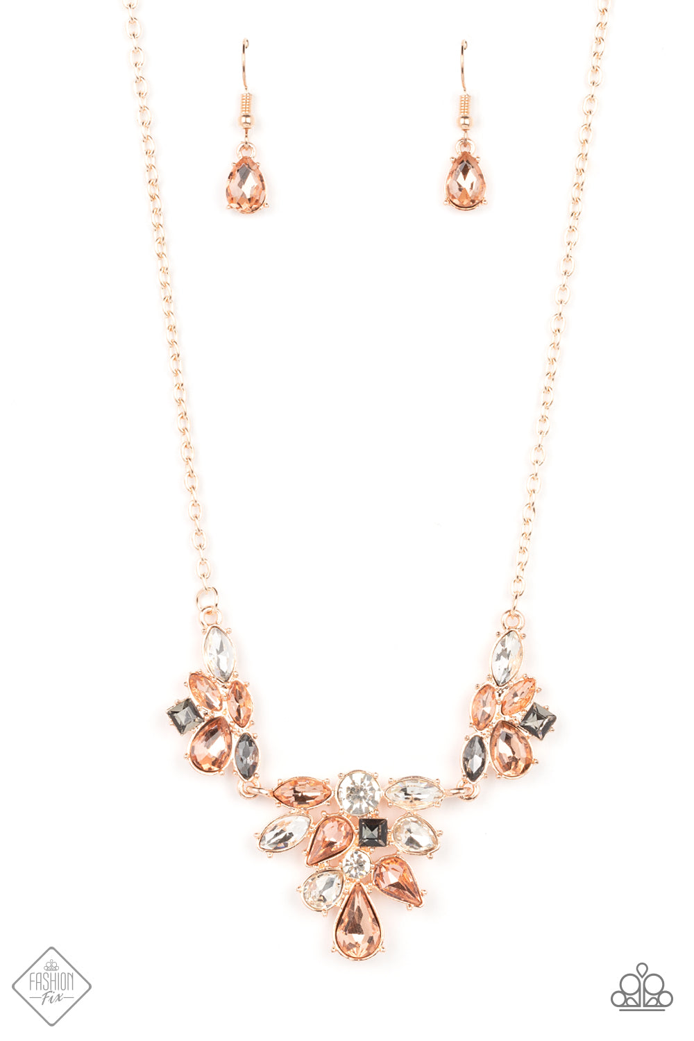 Paparazzi Accessories - Completely Captivated - Rose Gold Necklace