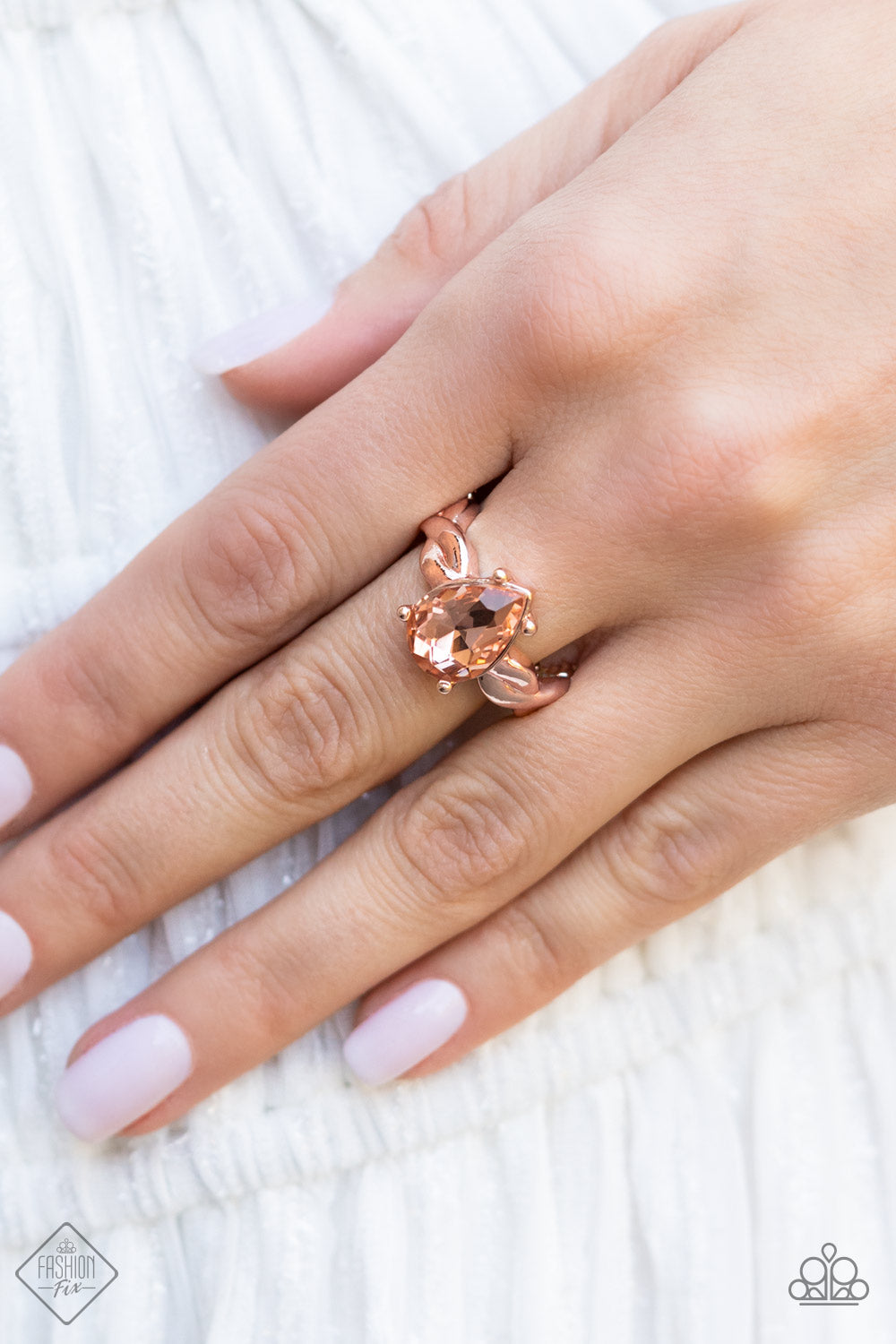 Paparazzi Accessories - Law of Attraction - Rose Gold Ring