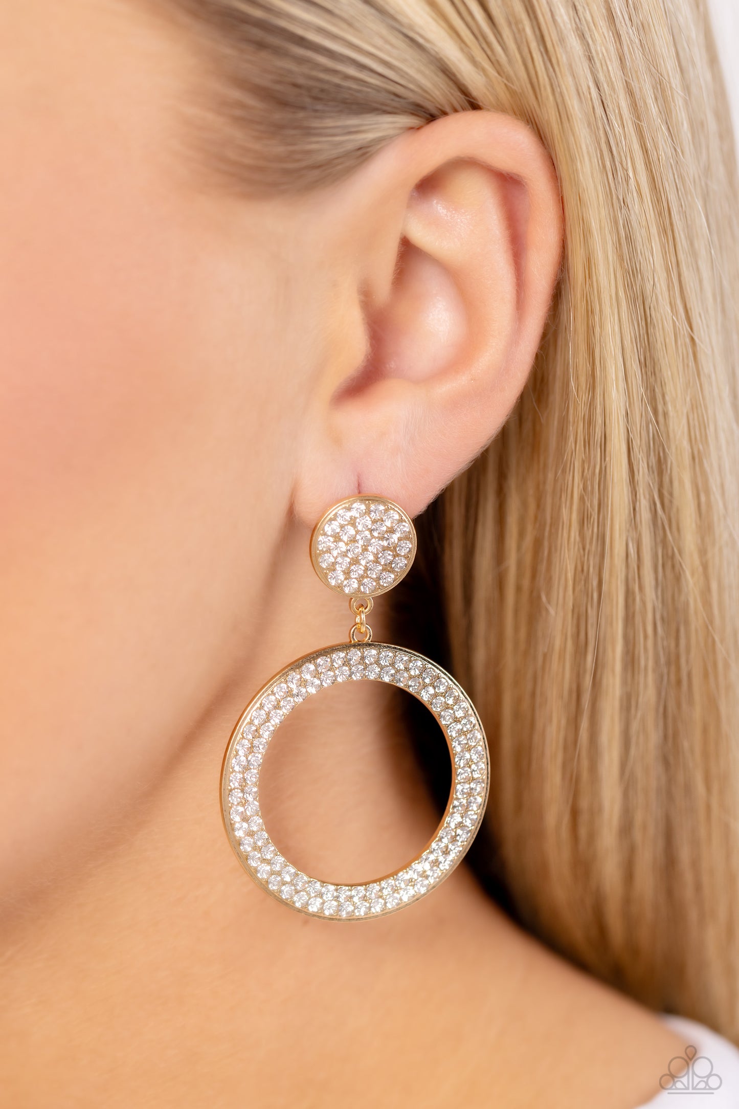 Paparazzi Accessories - GLOW You Away - Gold Earrings