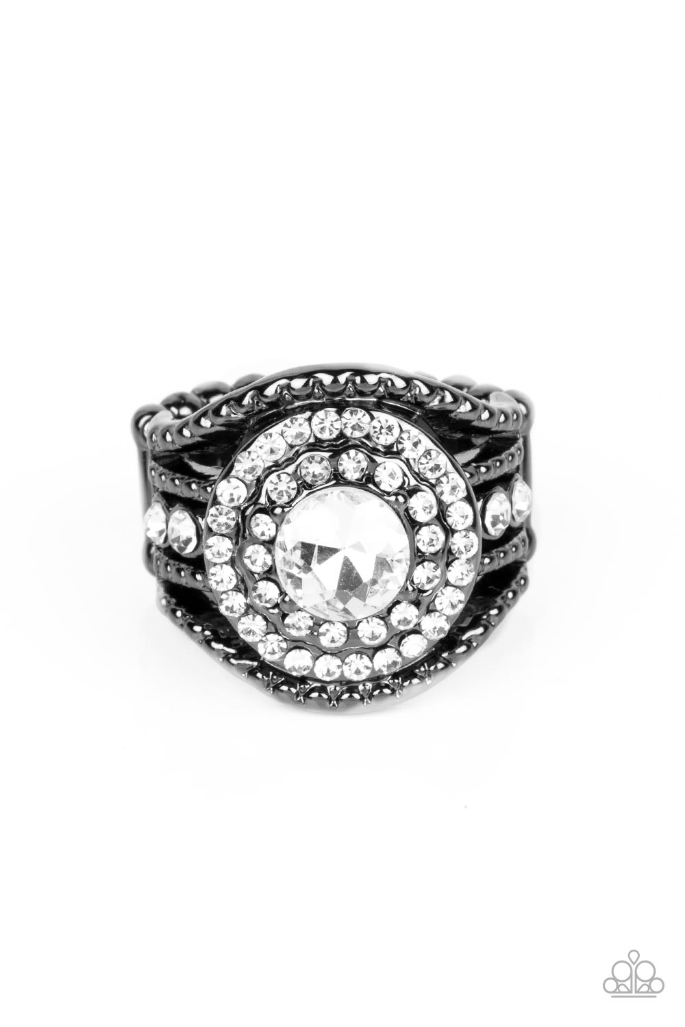 Paparazzi Accessories - Understated Drama - Black Ring