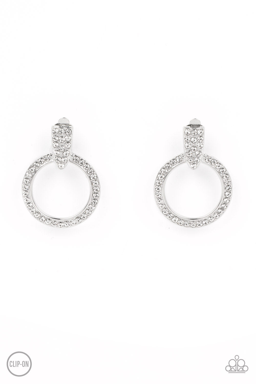 Paparazzi Accessories - Sparkle at Your Service - White Earring