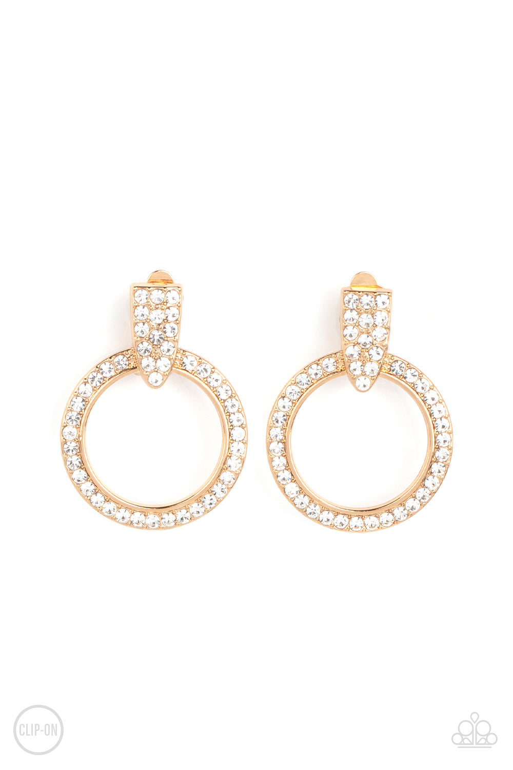 Paparazzi Accessories - Sparkle at Your Service - Gold Earring