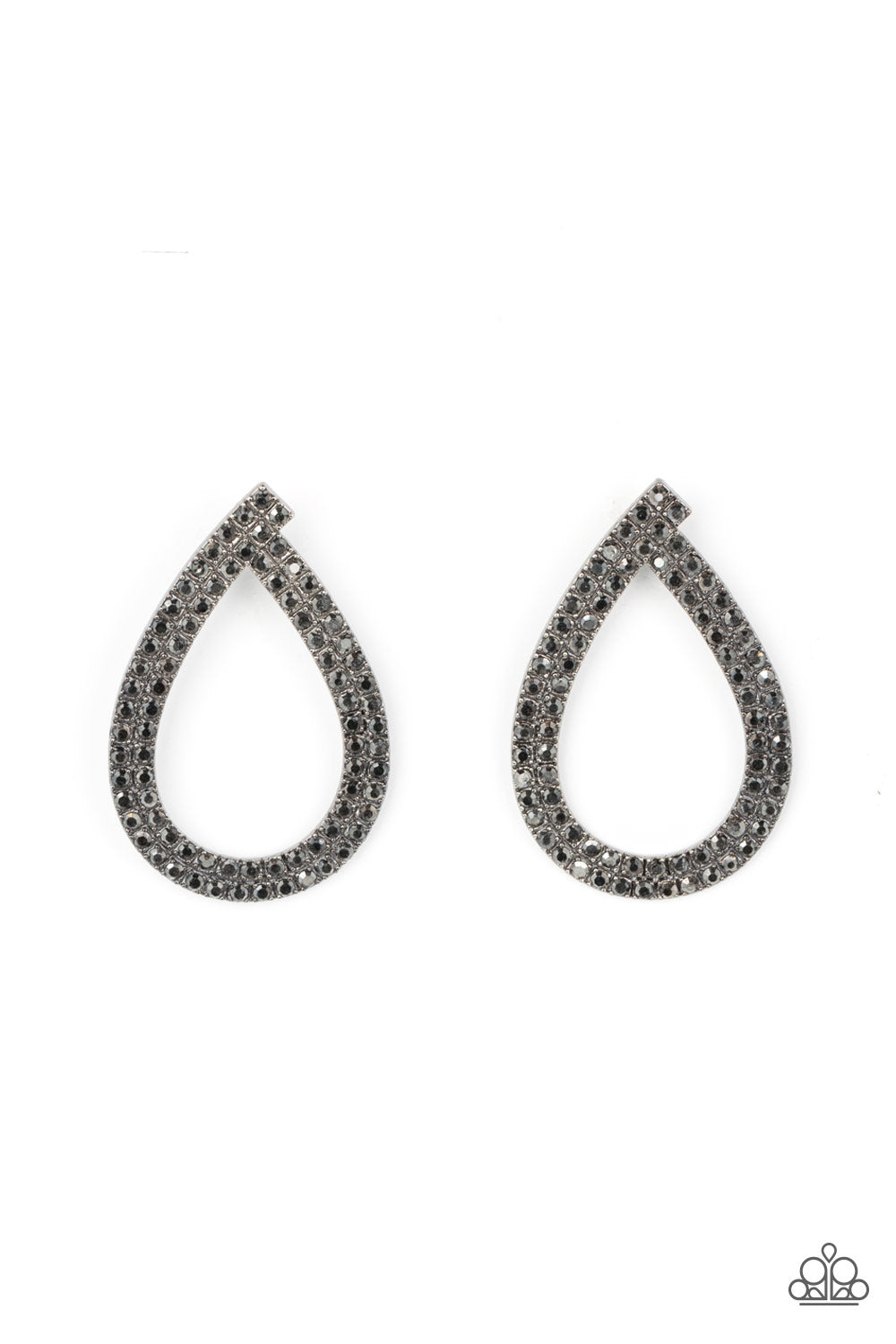 Paparazzi Acessories - Diva Dust - Black Earring