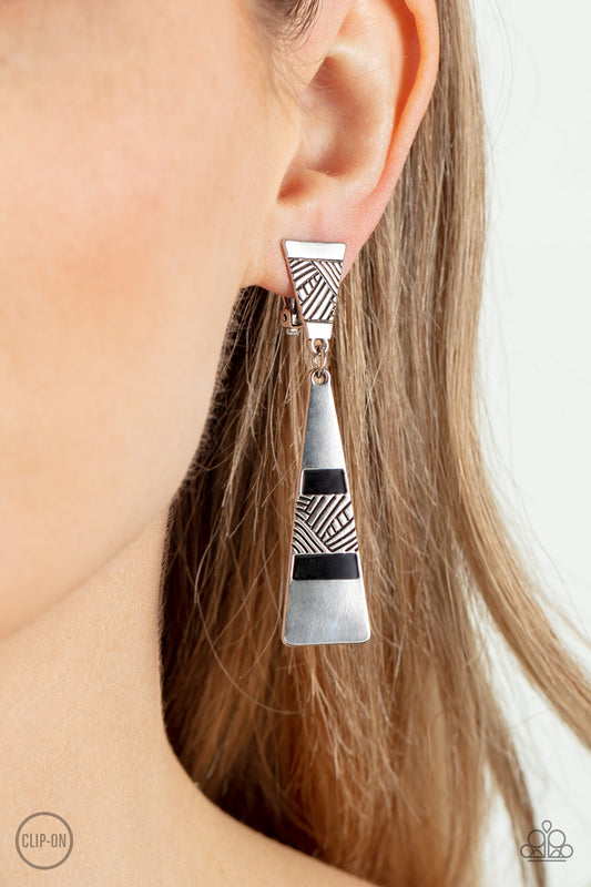 Paparazzi Accessories - Safari Seeker - Black Earring