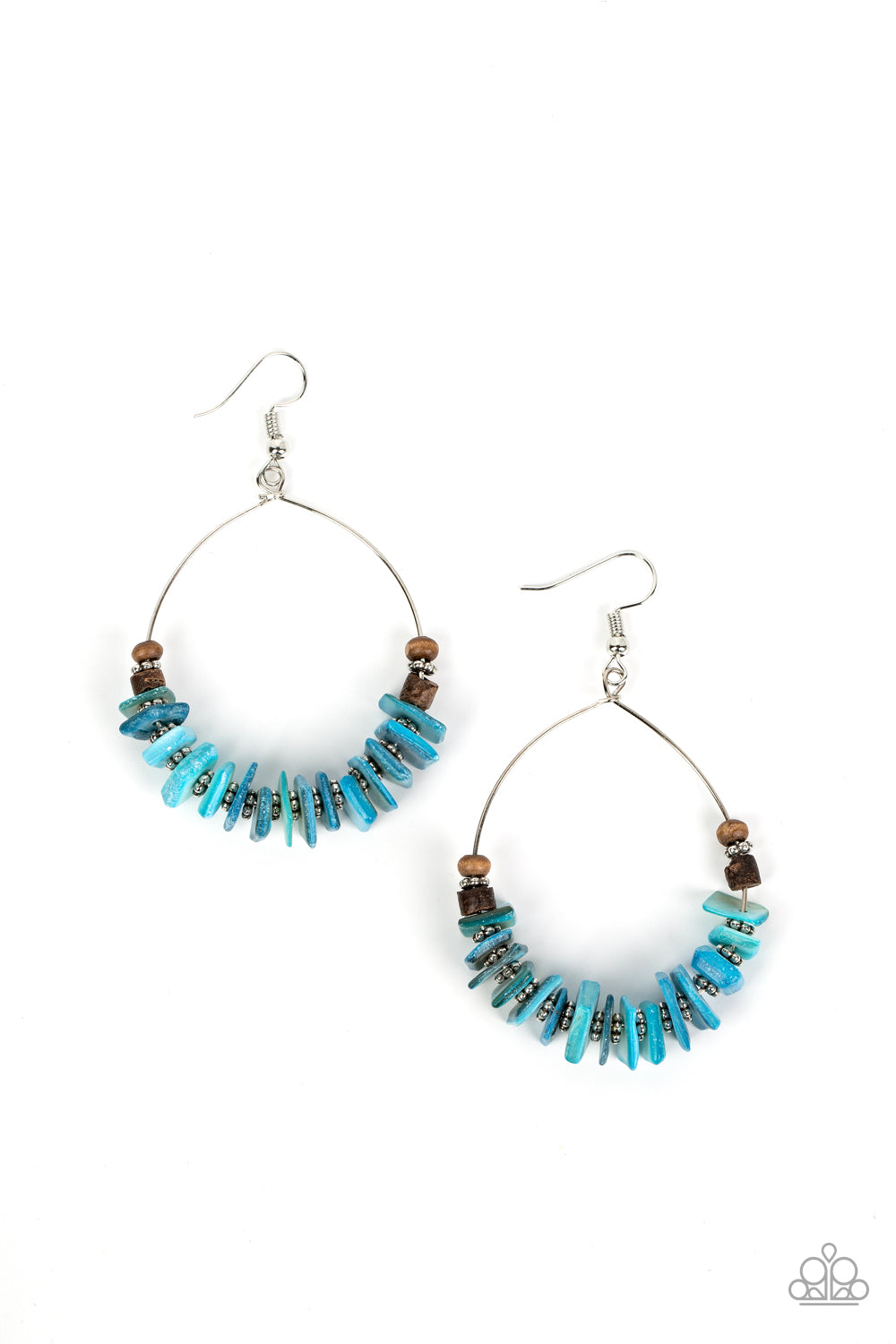 Paparazzi Accessories - Hawaiian Kiss - Blue Earring