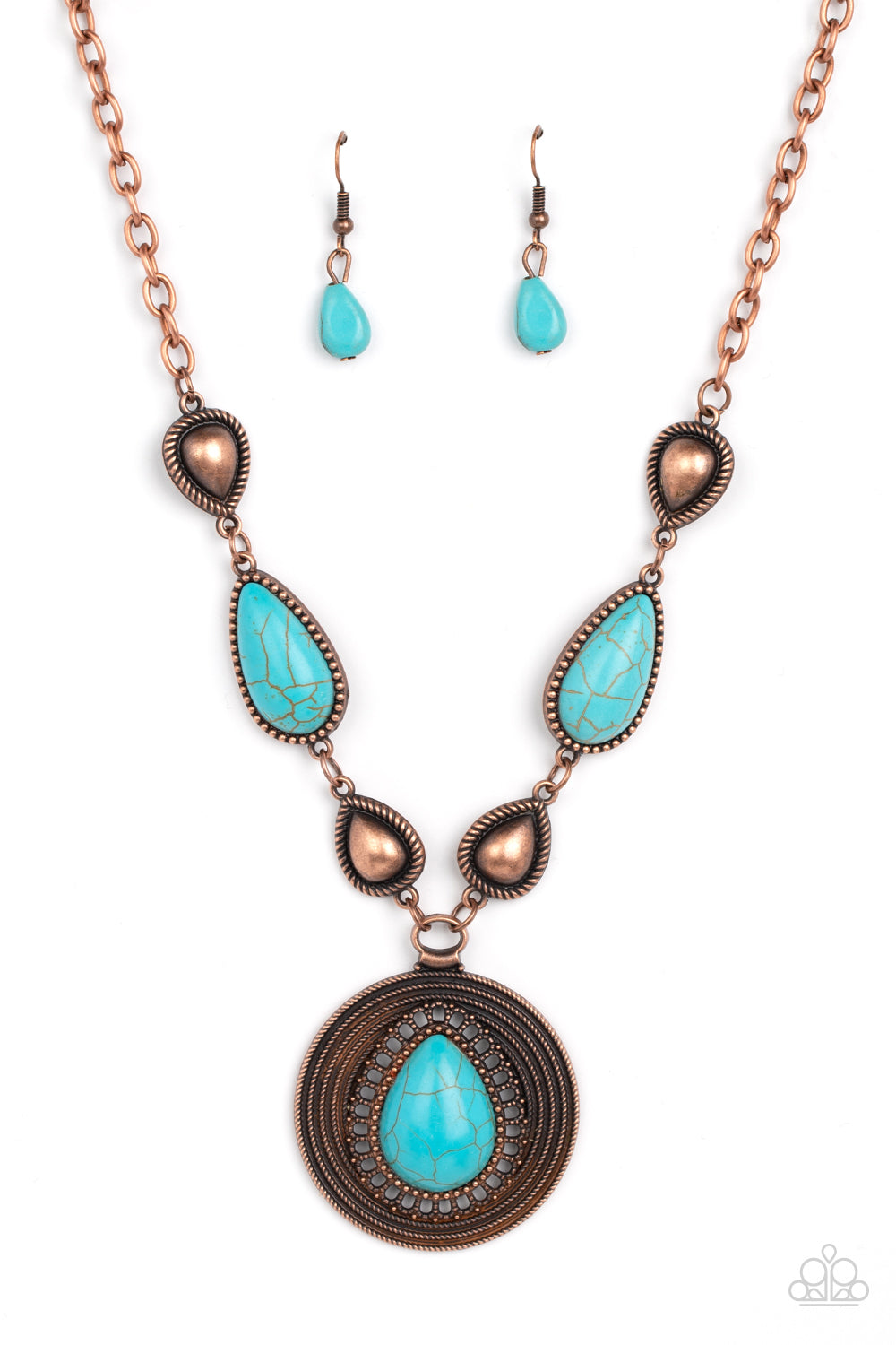 Paparazzi Accessories - Saguaro Soul Trek - Copper Necklace