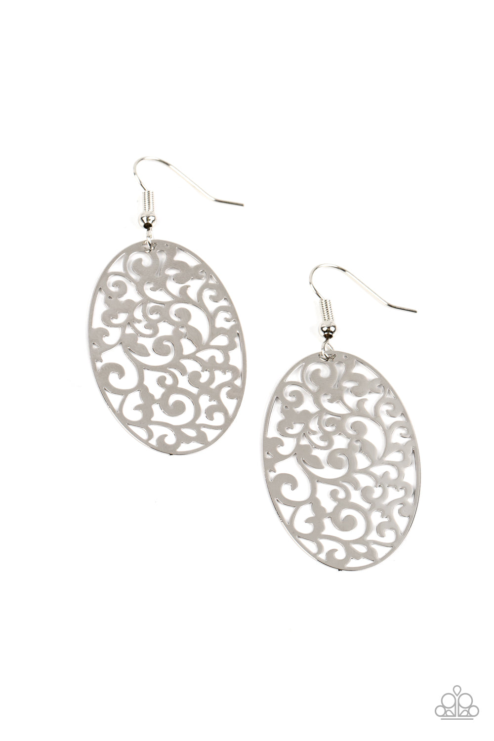 Paparazzi Accessories - Secret Orchards - Silver Earring