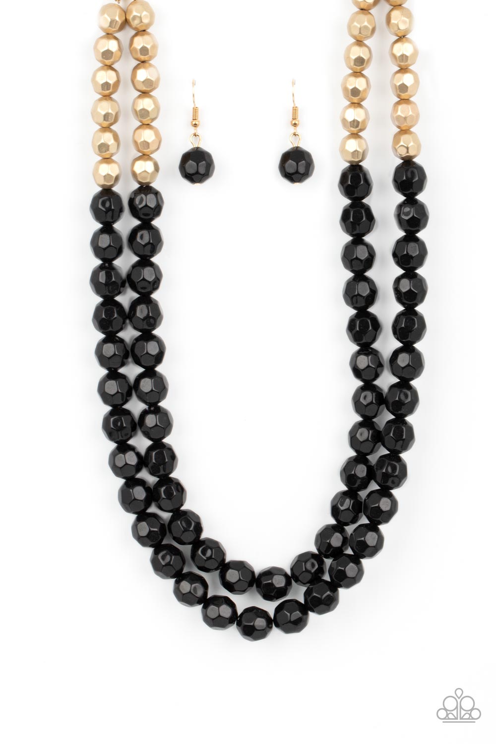 Paparazzi Acessories - Greco Getaway - Black Necklace