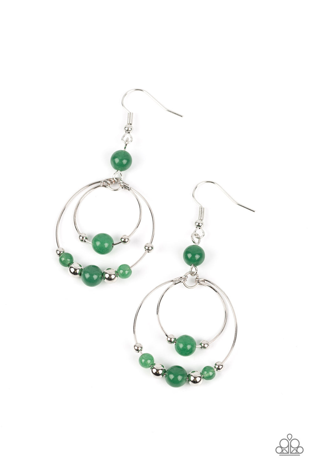 Paparazzi Accessories - Eco Eden - Green Earring