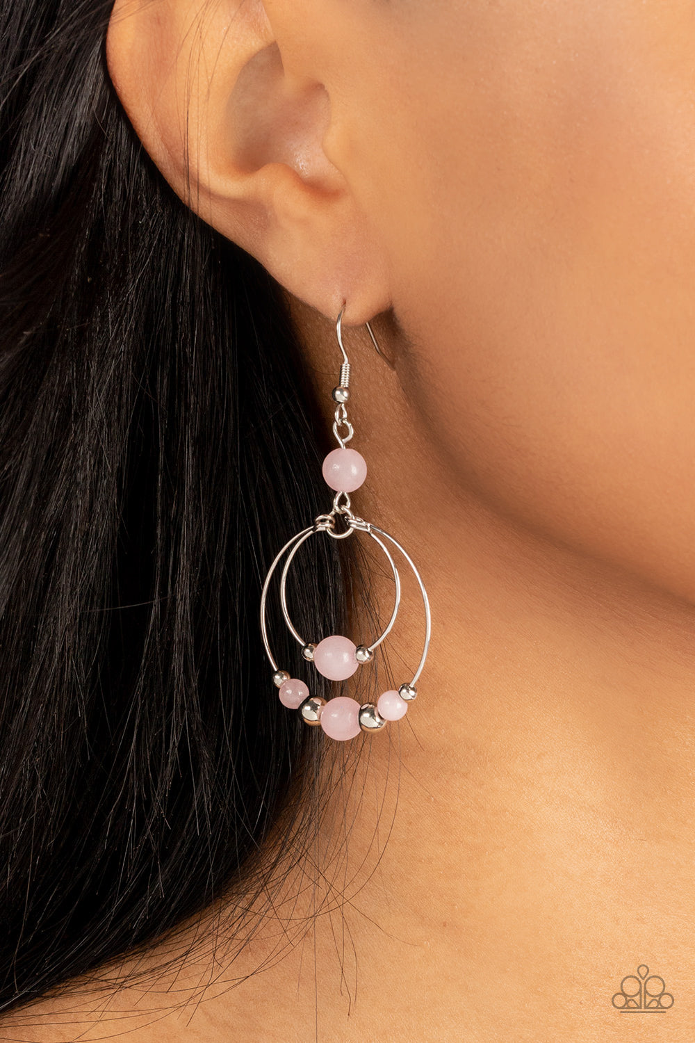 Paparazzi Accessories - Eco Eden - Pink Earring