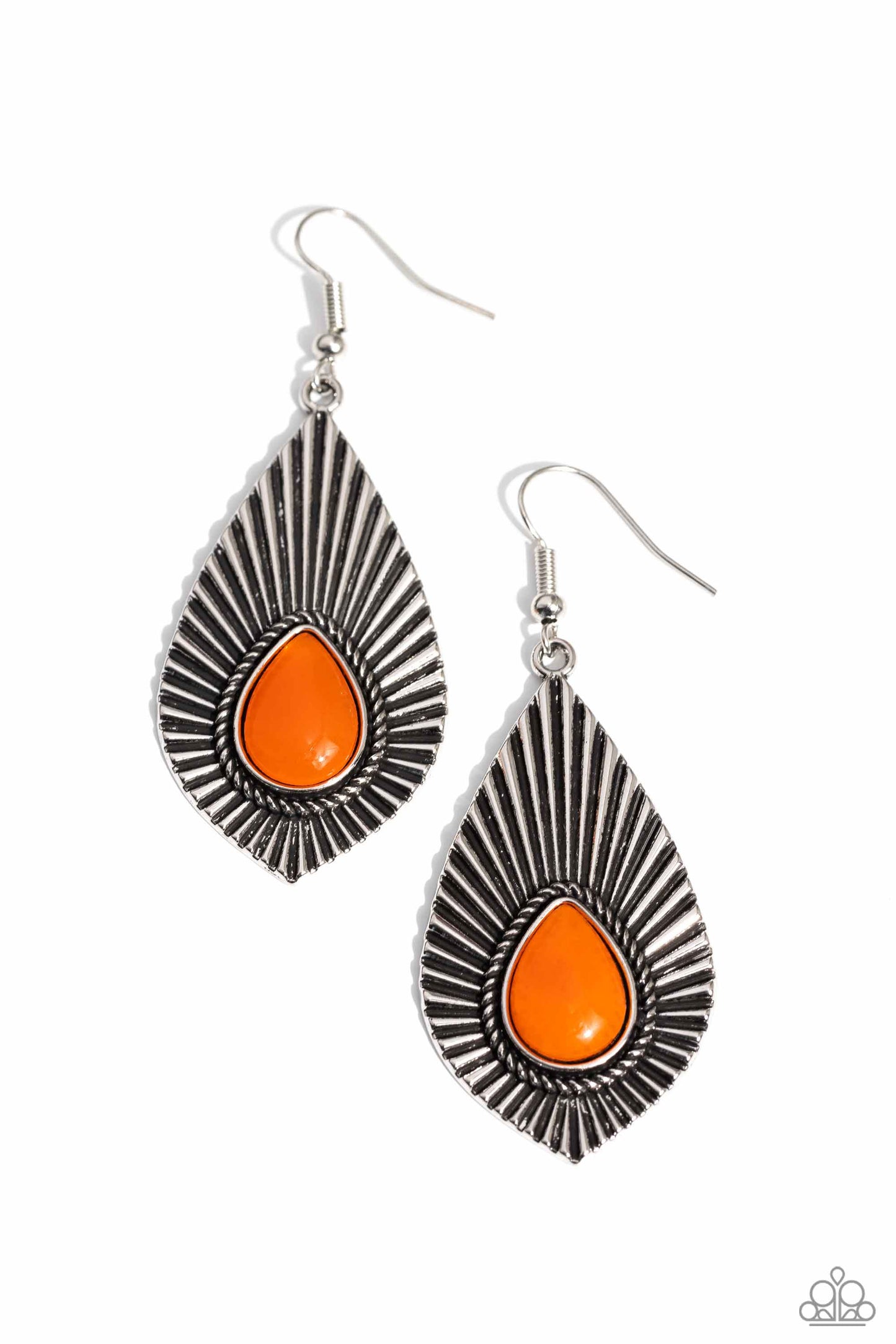 Paparazzi Accessories - SOUL-ar Flare - Orange Earrings