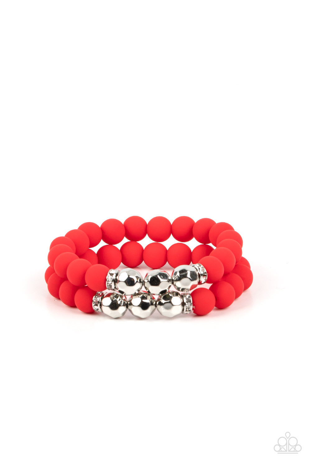 Paparazzi Accessories - Dip and Dive - Red Bracelet