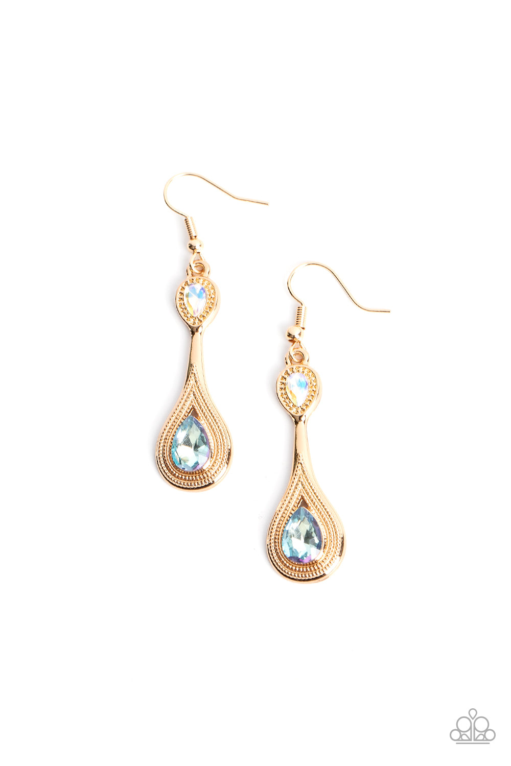 Paparazzi Accessories - Dazzling Droplets - Multi Earring