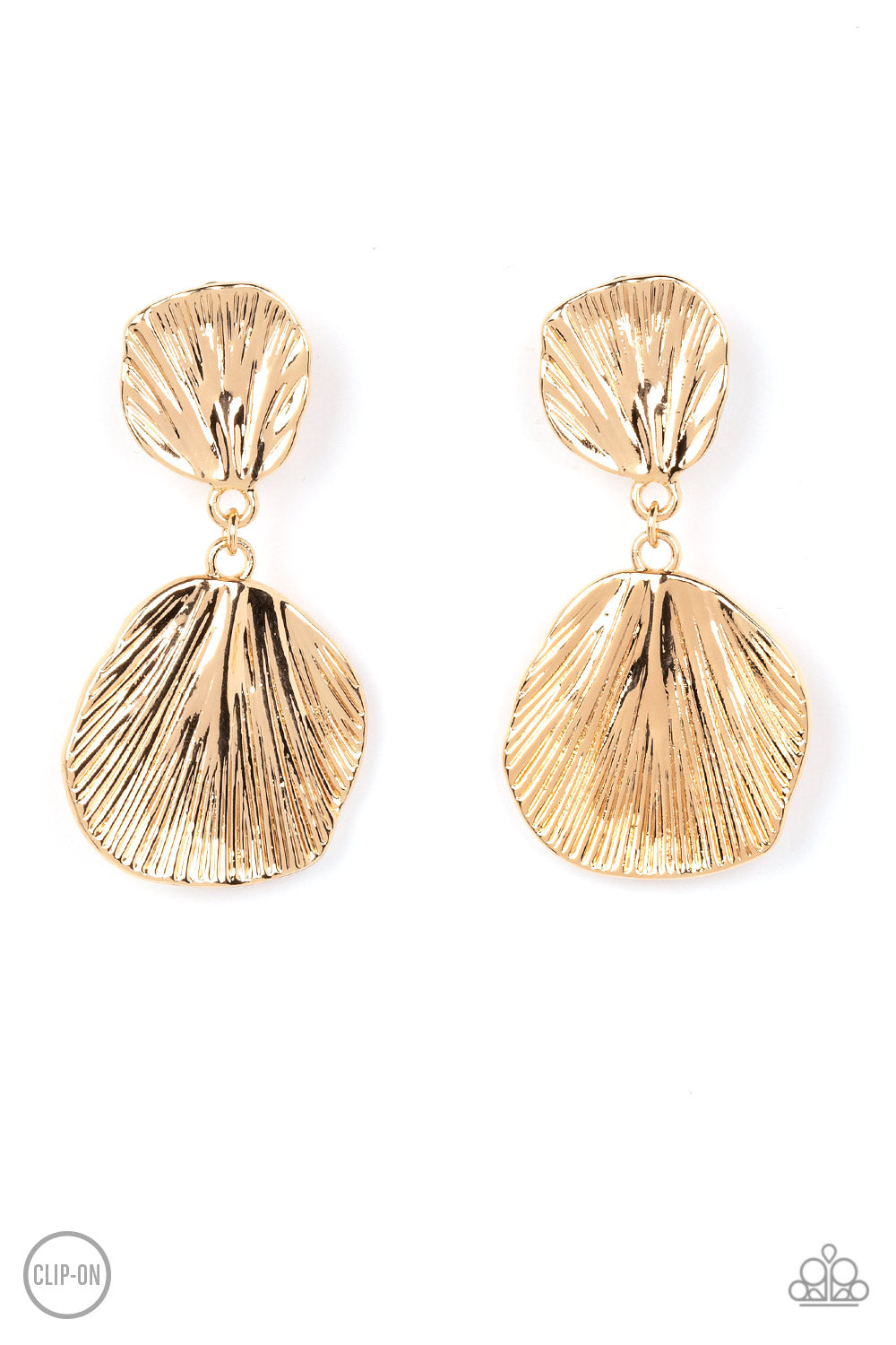 Paparazzi Accessories - Metro Mermaid - Gold Earring