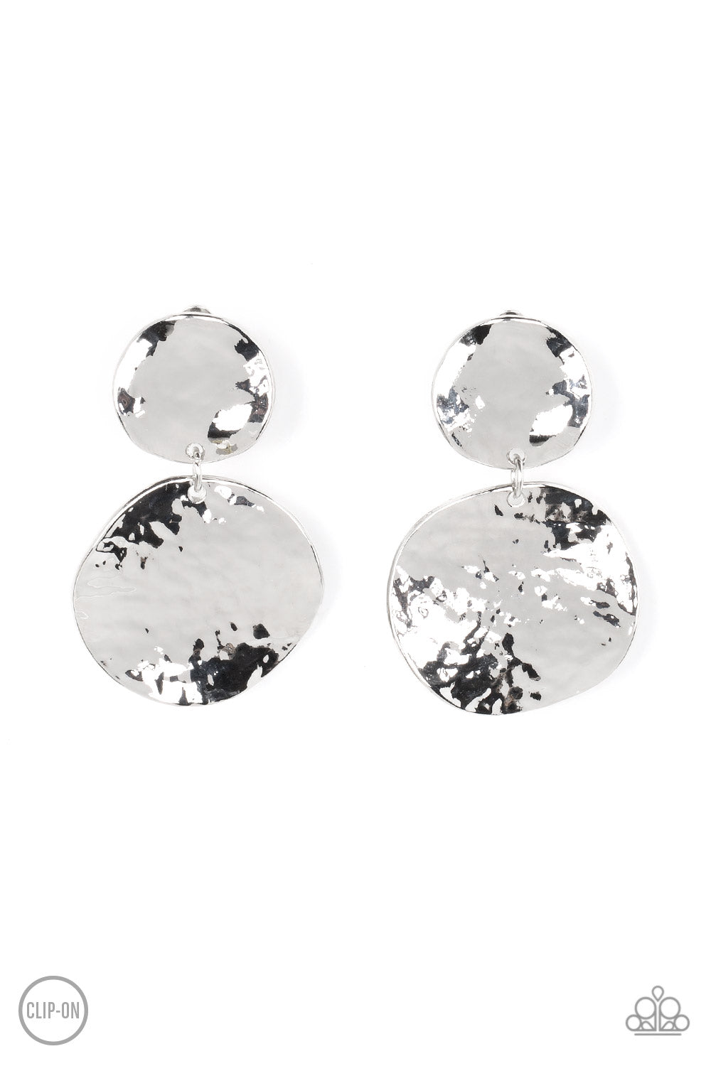 Paparazzi  Accessories - Rush Hour - Silver Earring