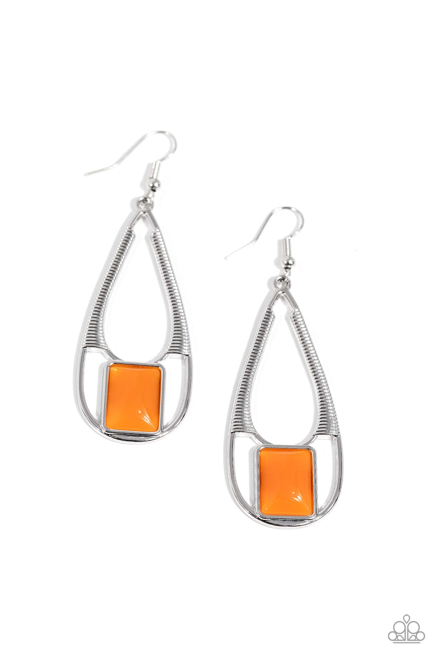 Paparazzi Accessories - Adventure Story - Orange Earring