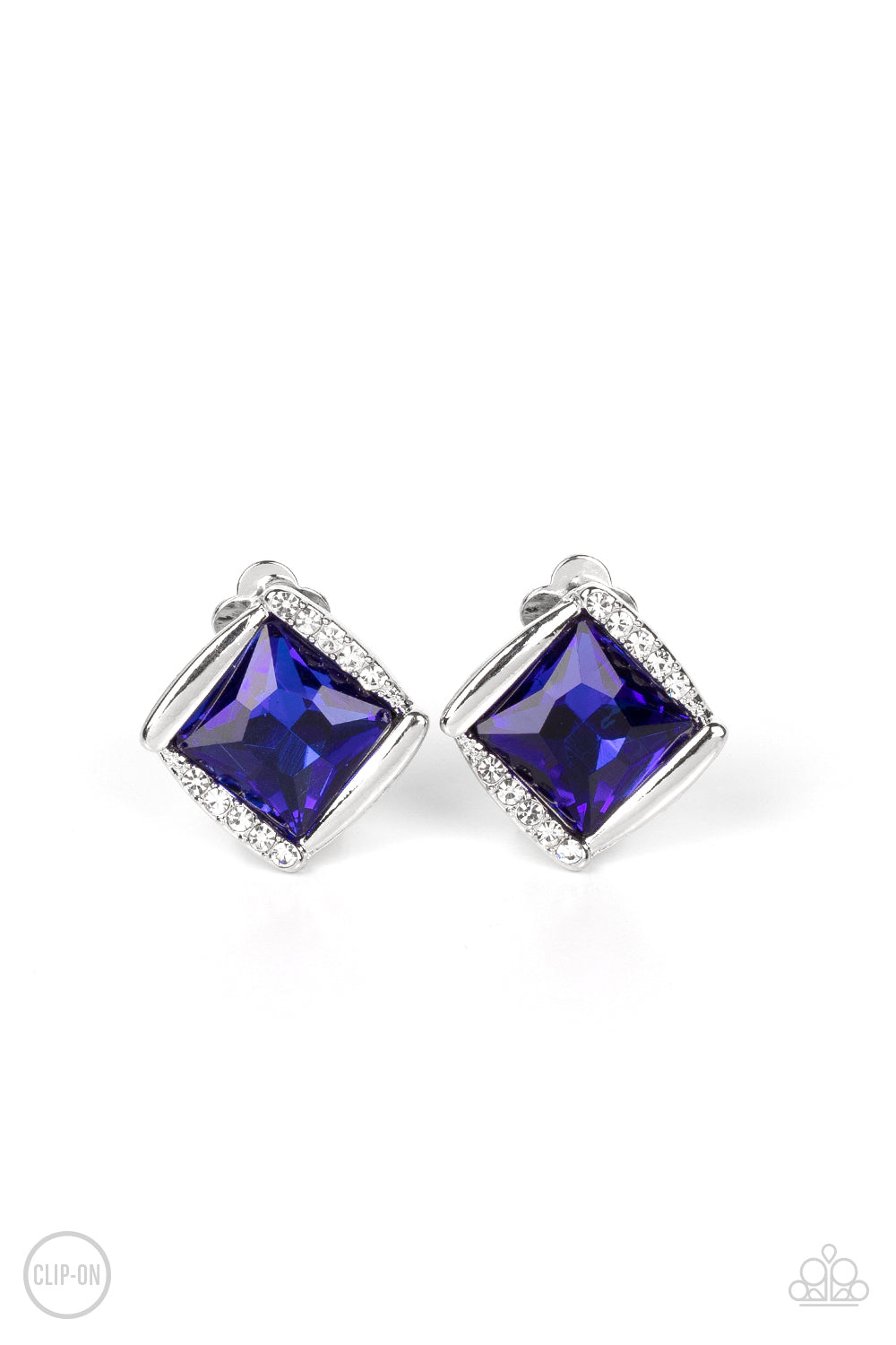 Paparazzi Accessories - Sparkle Squared - Blue Earring